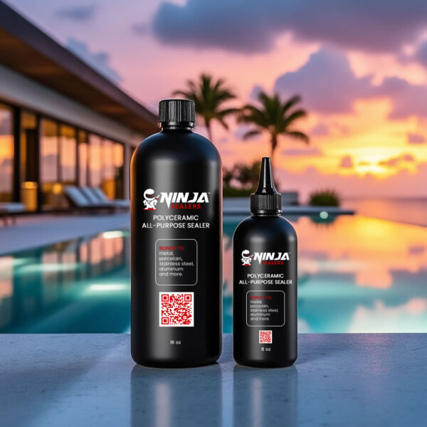 Ninja Sealers All-Purpose Sealer For Metal Porcelain Aluminum Stainless Steel Glass Concrete