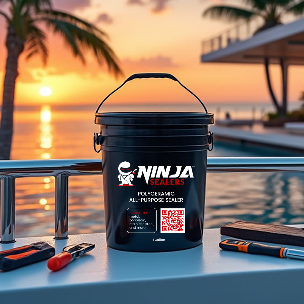 Ninja Sealers, All-Purpose Sealer For Metal, Porcelain, Stainless Steel and more.